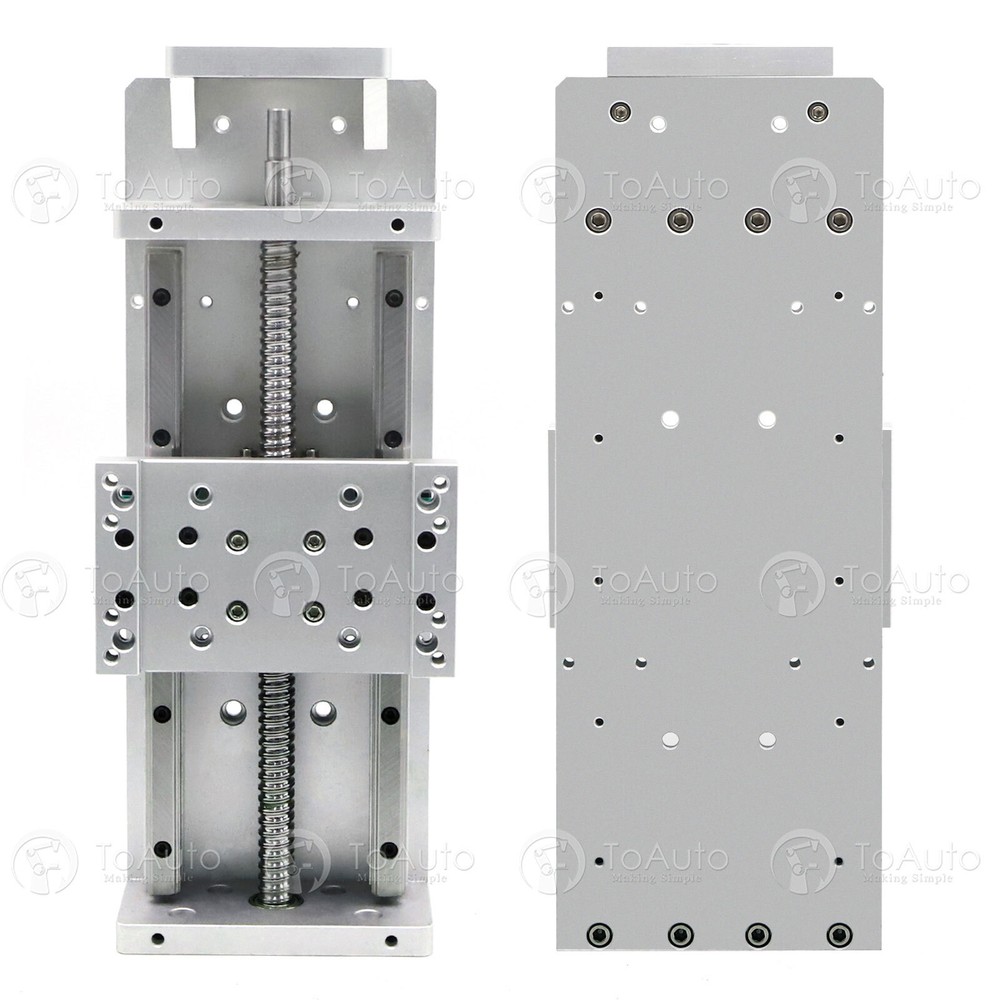 Heavy Load Linear Rail Sliding Module 100~1000mm Ballscrew Milling Table CNC