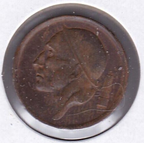 1953 Belgium 20 Centimes L2