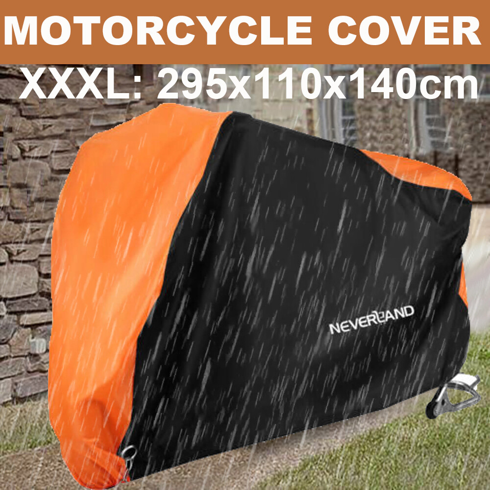 Motorcycle Cover Waterproof XXXL For Harley Davidson Heavy Duty UV Snow Storage