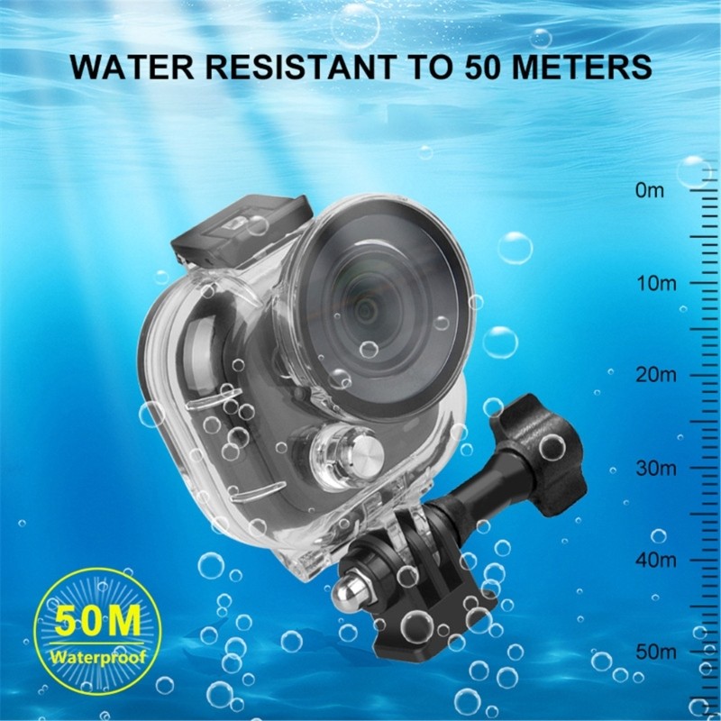 Lightweight Underwater Case For GO Ultra Action Camera Diving Case AntiScratch