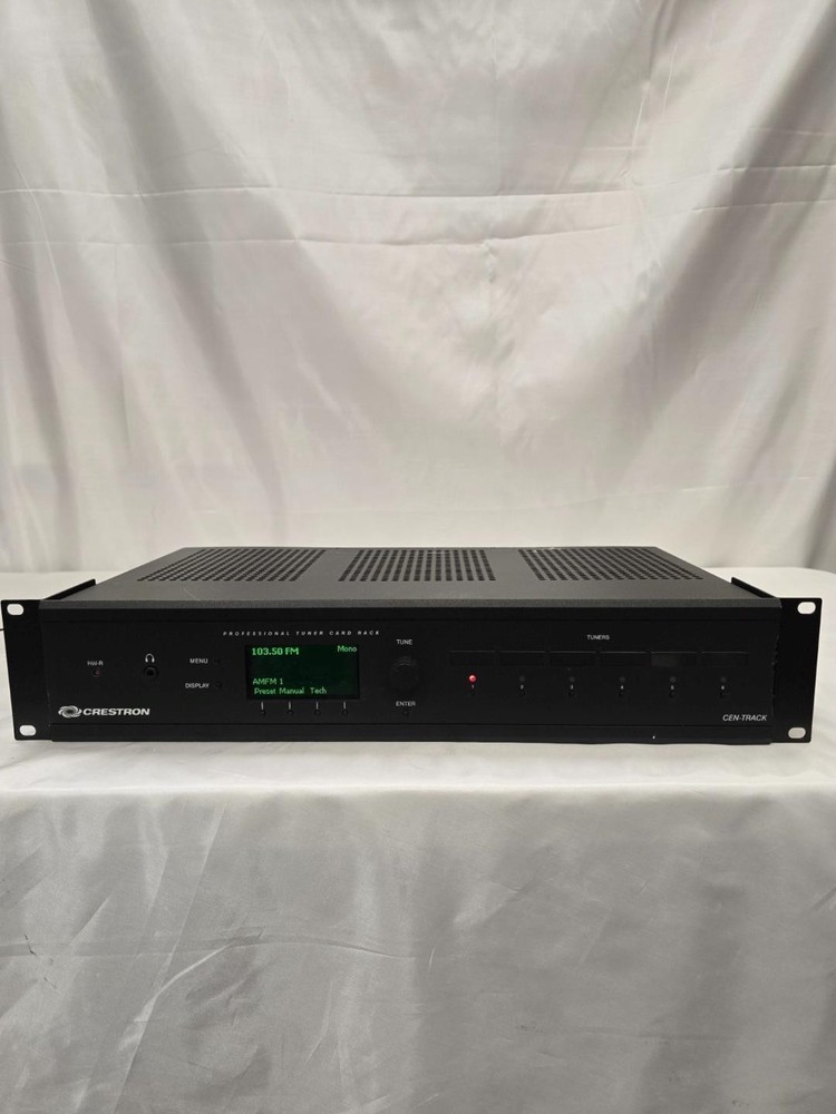 Crestron CEN-TRACK Audio Distribution System Tested Working w/ Rackmount PSU