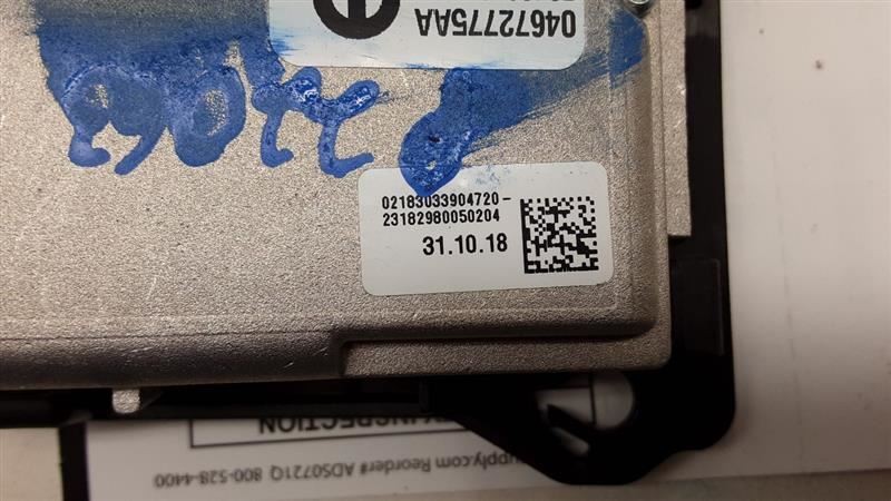 Camera/Projector Camera Front View Fits 17 PACIFICA 536282