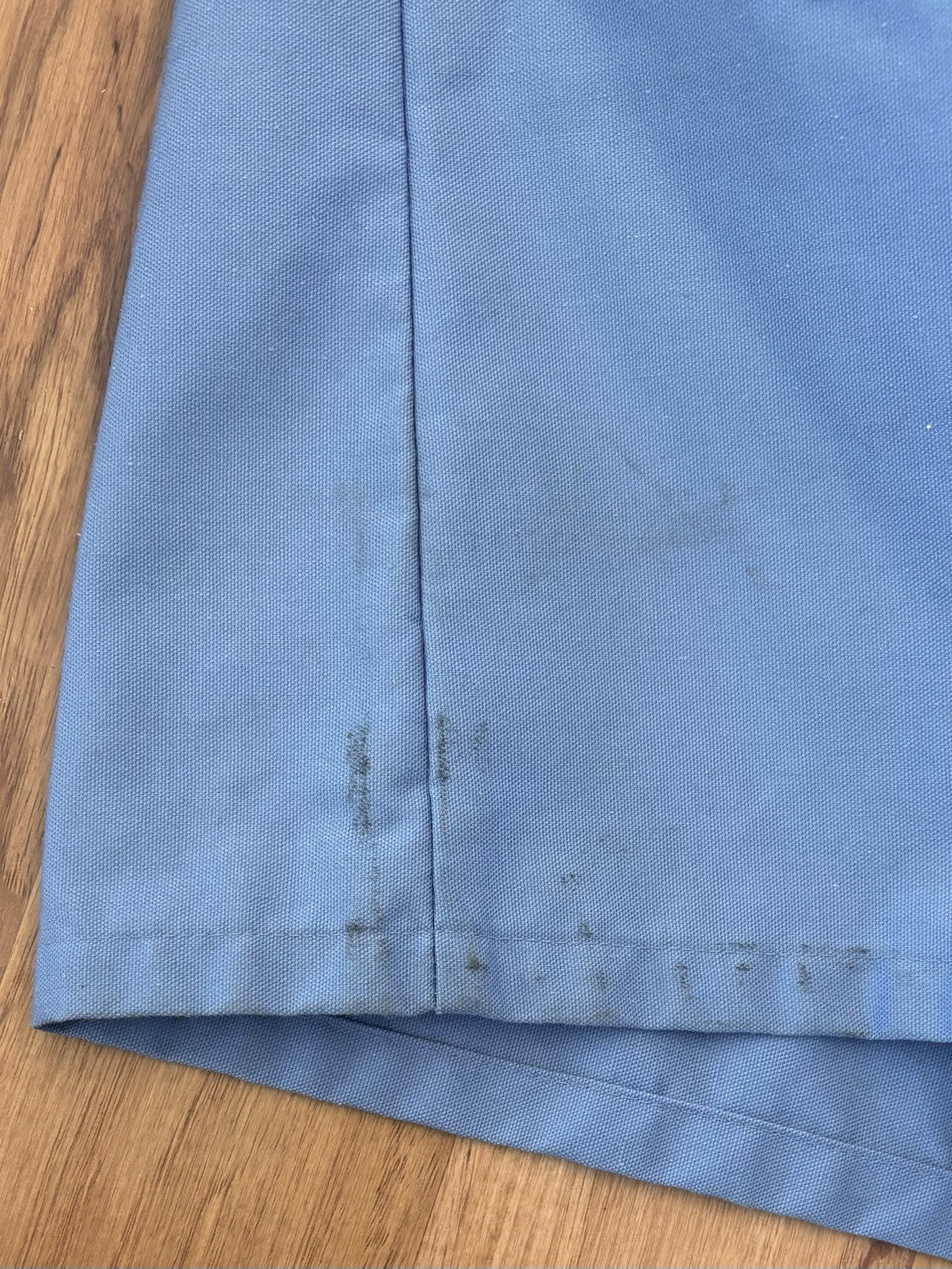 Vintage Wrangler Blue Lab Shop Coat 44 Spartan School of Aeronautics Patch USA