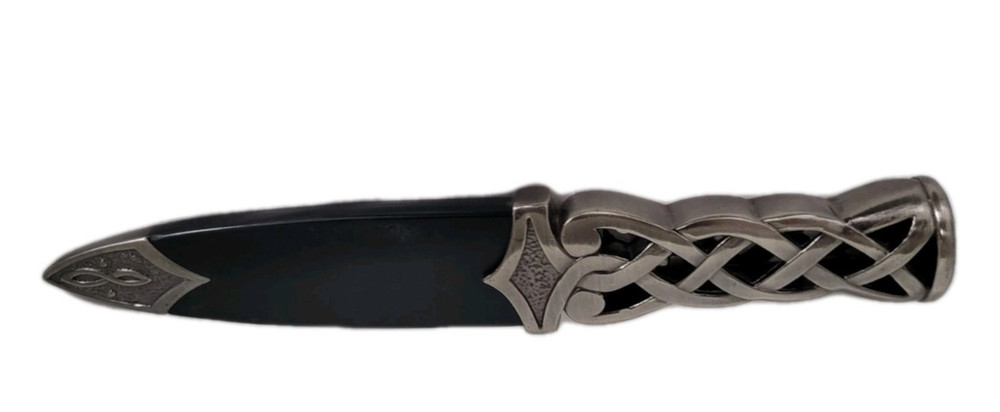 Dagger | 9" Celtic Twisted Dirk Scottish Sgian-Dubh Knife with Scabbard