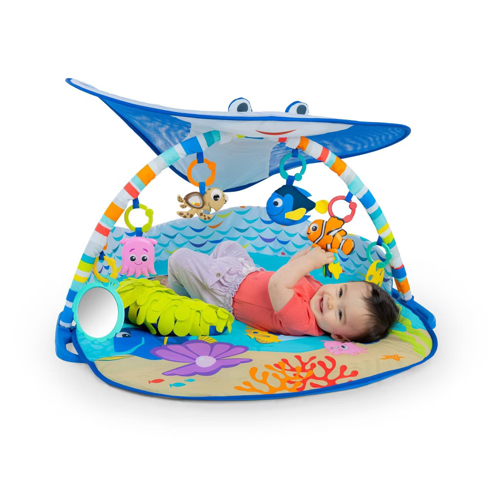 Disney Baby Finding Nemo Mr. Ray Ocean Lights Activity Gym