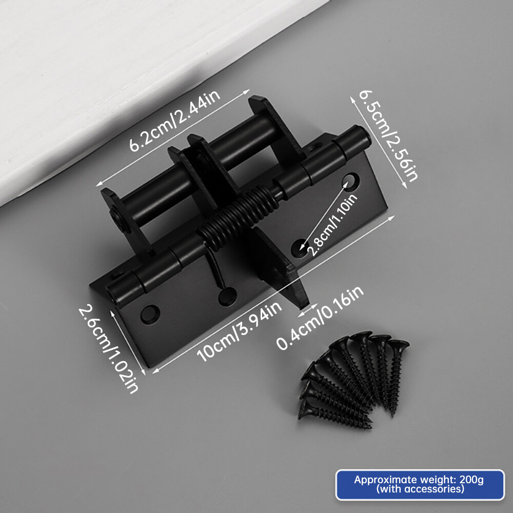 Self-Closing Door Hinge Spring Positioning Hinge Door Closer Automatic Closing