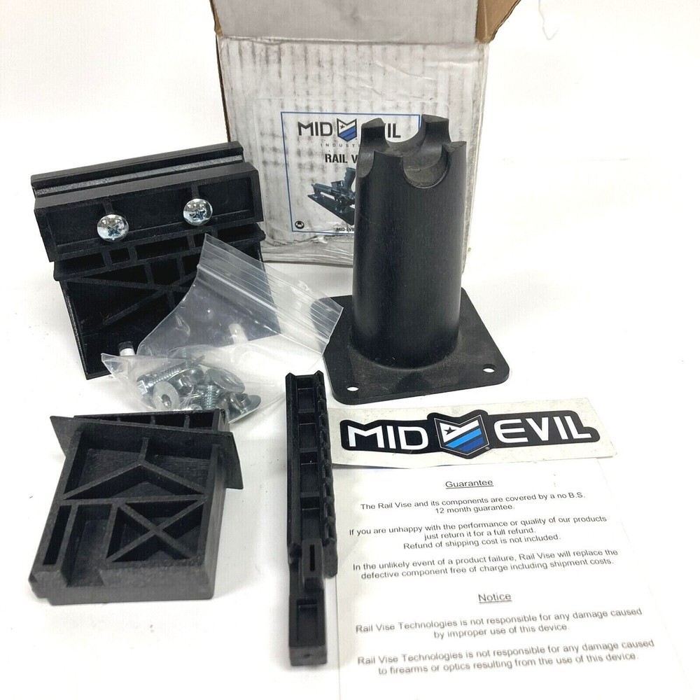 Mid Evil Rail Vise Accessories ONLY MISSING PLATFORM BASE PLATE See Pics