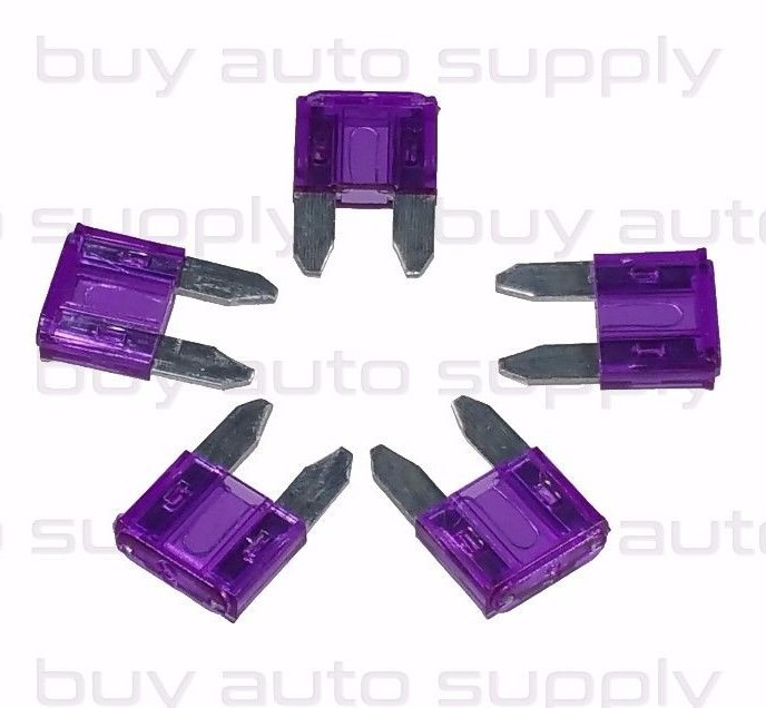 100 Pack ATM 3 Amp Mini Blade Style Fuse 3A Automotive Car Truck 3Amp *US Seller