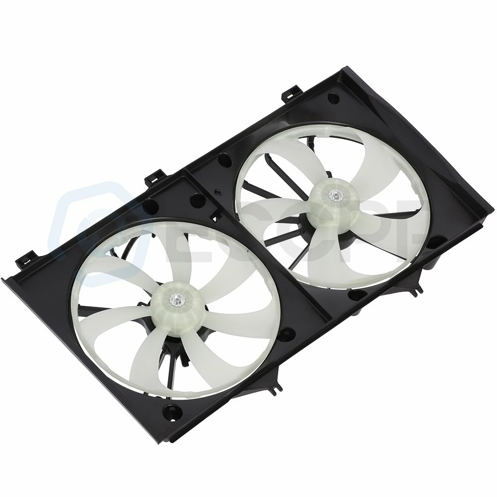 Radiator Condenser Cooling Fan Assembly For 2007 2008 2009-2011 Toyota Camry