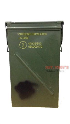 81mm Tall Ammo Can M821A2 Military Surplus Metal Can USGI VGC
