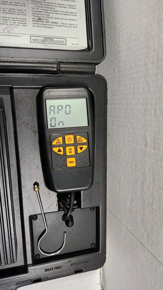 CPS CC800A Compute-A-Charge Refrigerant Charging Scale