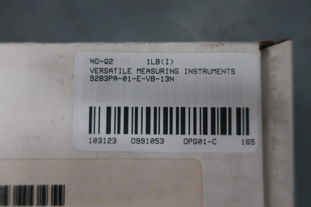 Versatile Measuring Instruments 9283PA-01-E-VB-13N Panel Thermometer 10-93c