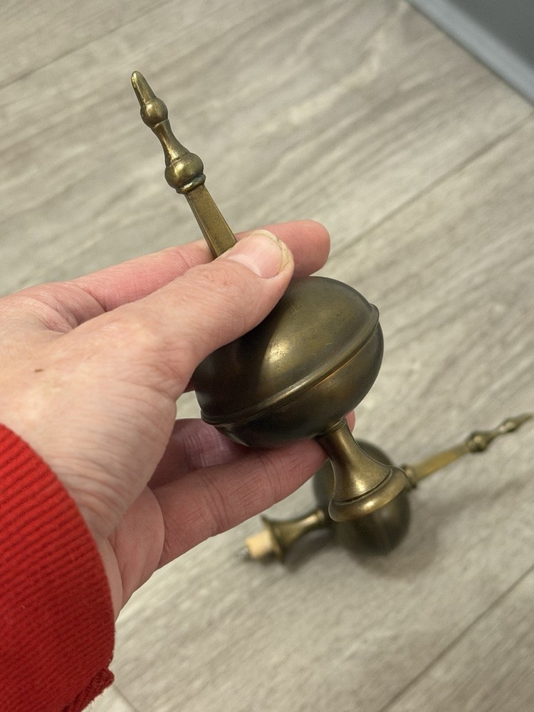 Antique Clock Brass Finial (Early 1900s)