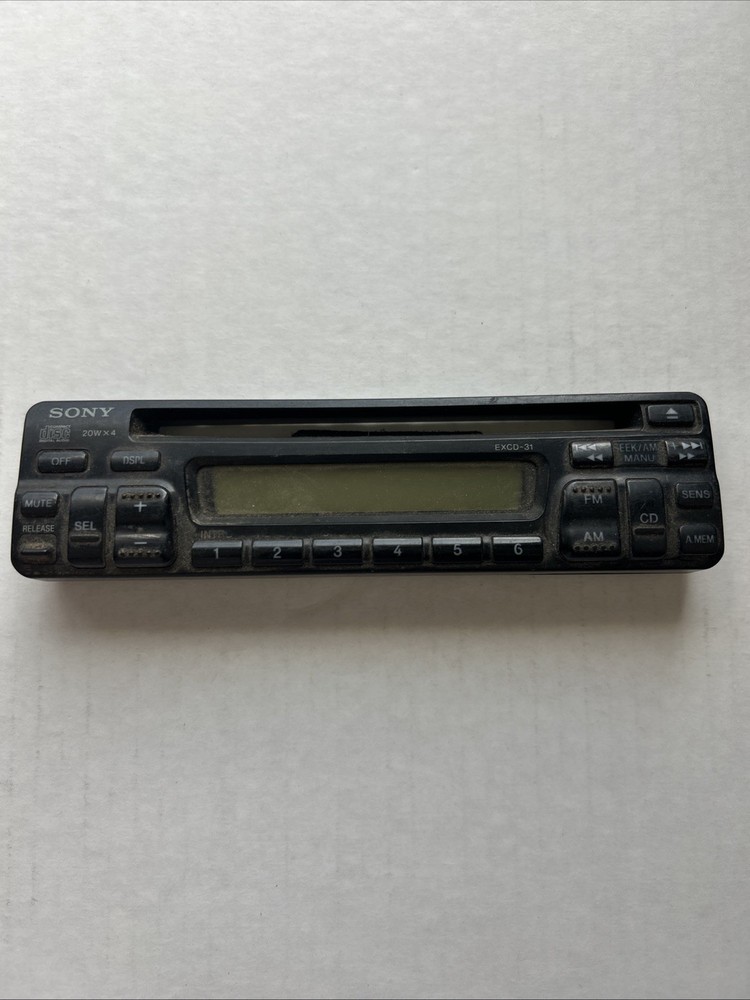Sony EXCD-31 Replacement Faceplate For Car Stereo