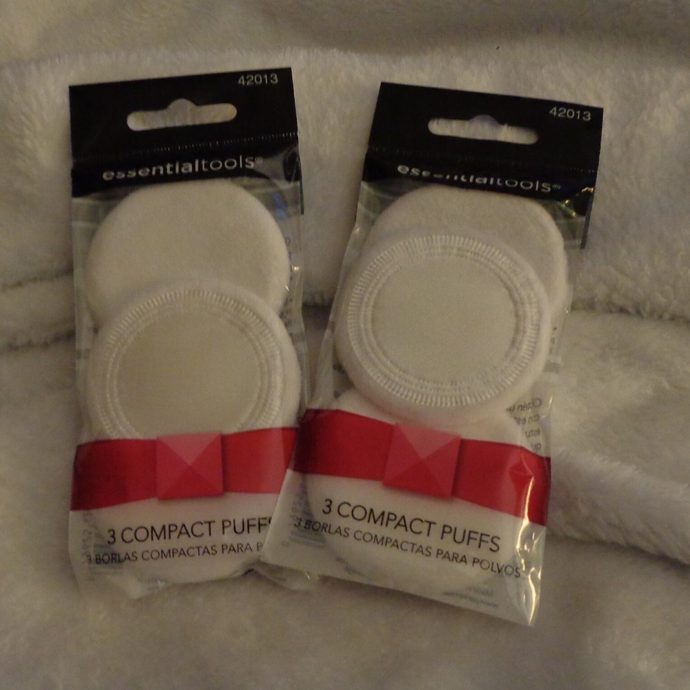 New Essential Tools 3 Compact Puffs 2 Packs