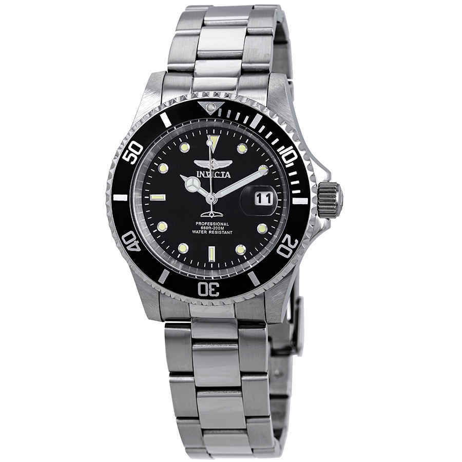 Invicta Pro Diver Black Dial Stainless Steel 40 mm Men's Watch 26970