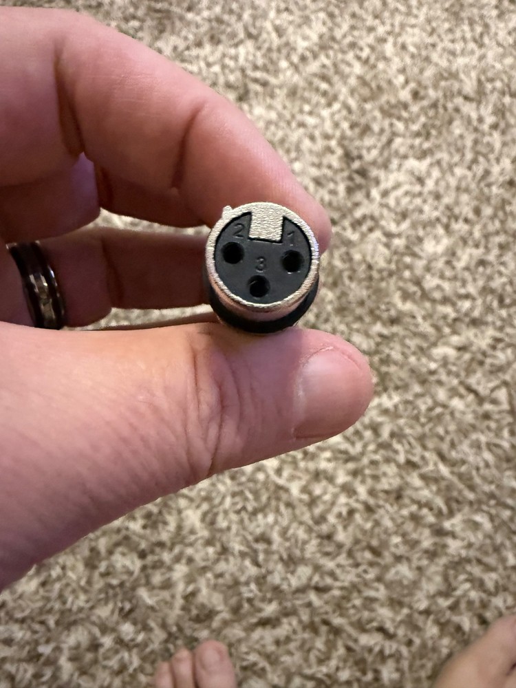 Midi 1/4 Microphone / Guitar Input Jack