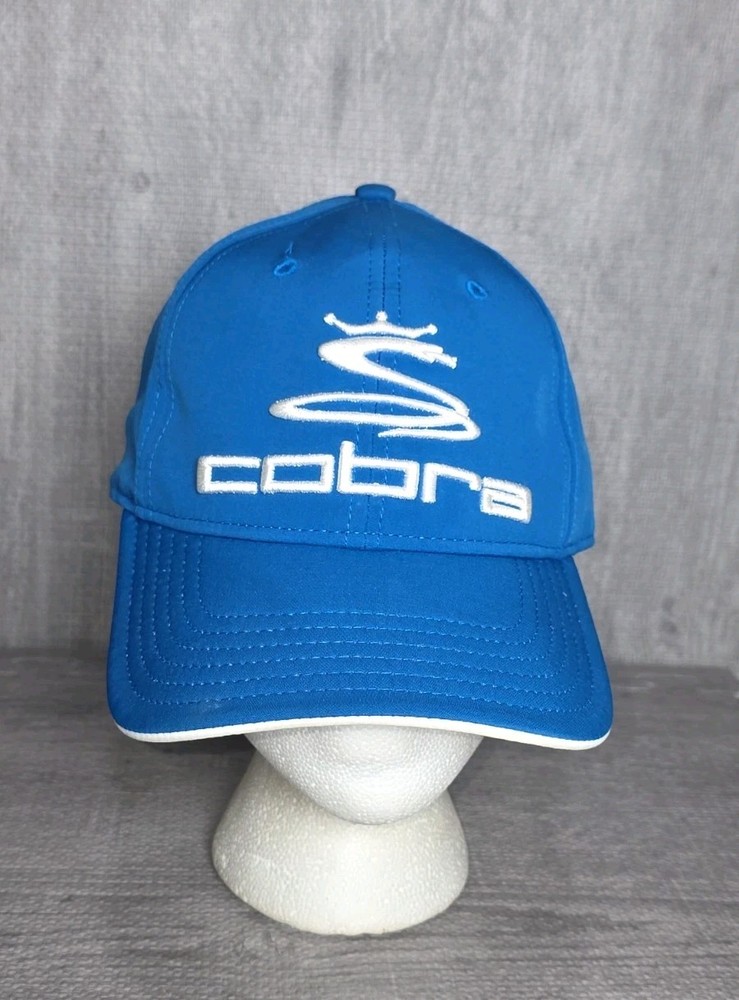 King Cobra Pro Tour Stretch Fit Hat Logo Adjustable Blue