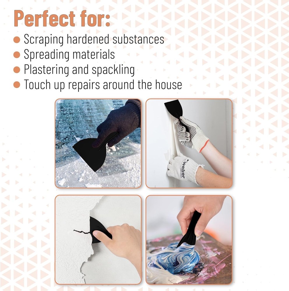 Paint Roller Kit, 9" and 4" Roller Frames with Covers, Plastic Paint Trays