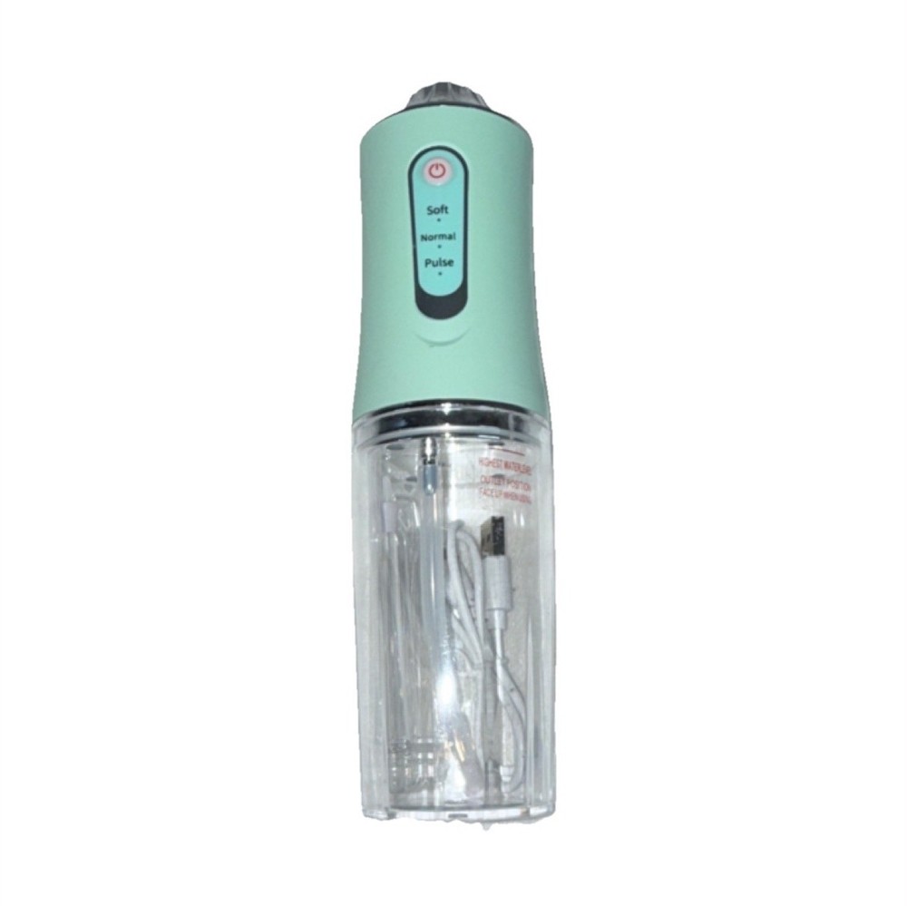 Green Battery Handheld Blender with USB Cable, 3 Speeds, Plastic