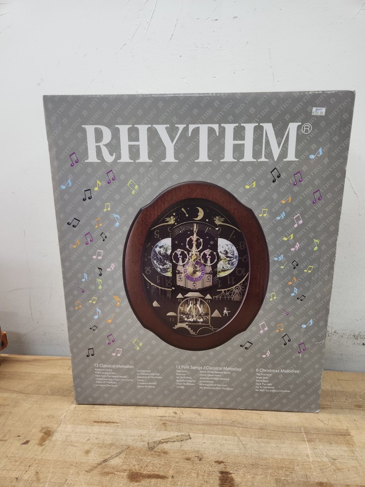 Vintage Rhythm Timecracker Cosmos Magic Motion Clock