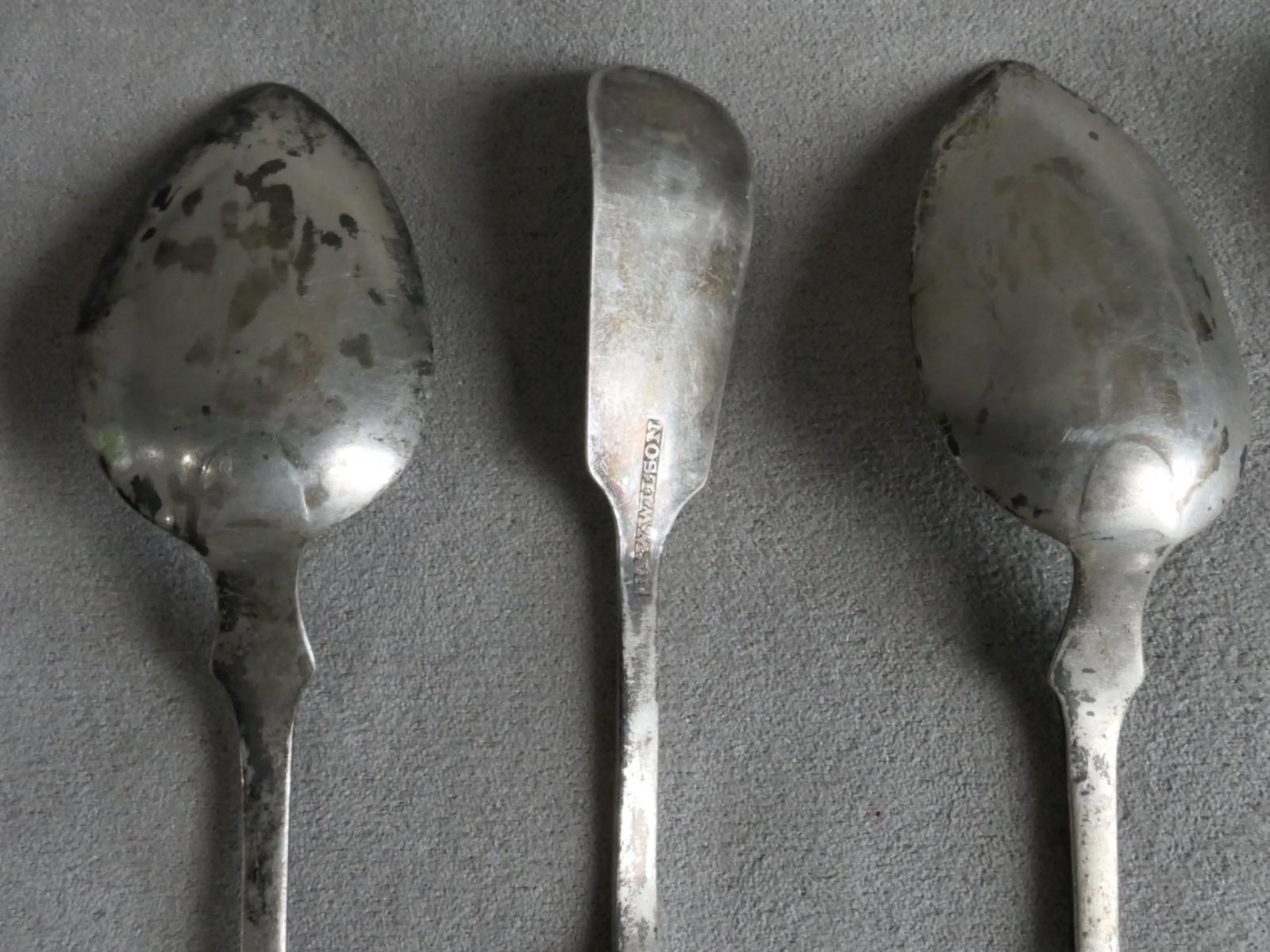 Lot of 6 American Coin Silver Spoons RM WILSON Philadelphia, PA : 72.5g