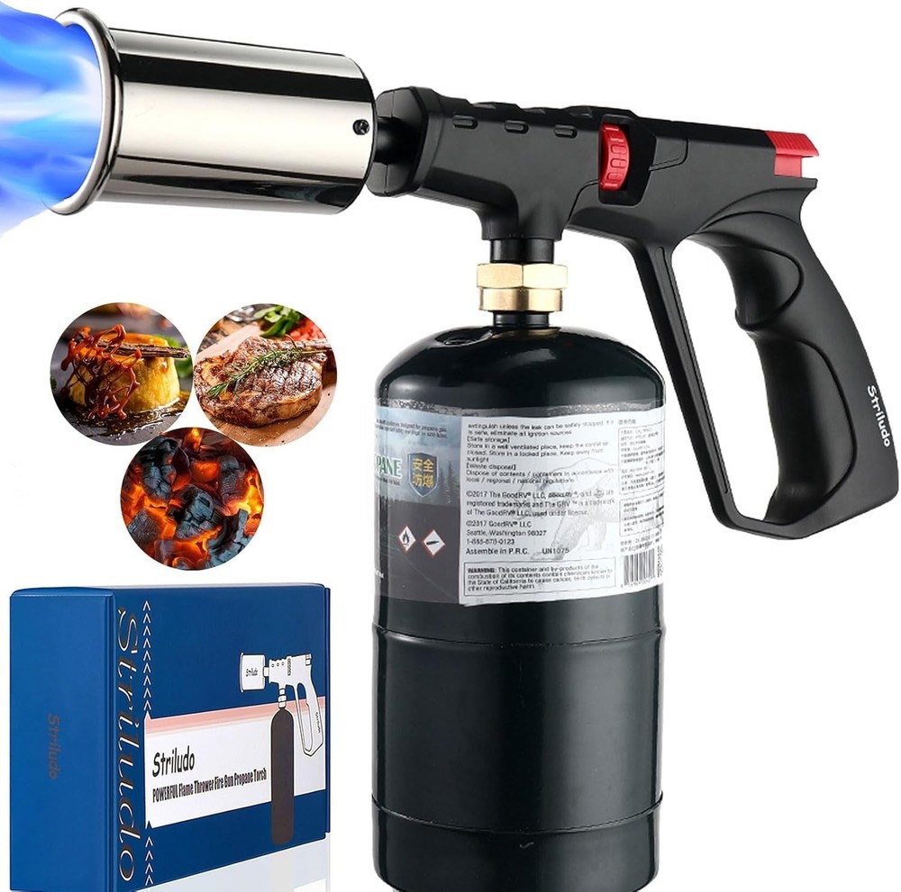 Powerful Adjustable Culinary Torch - Sear, Grill, and Ignite with Confidence