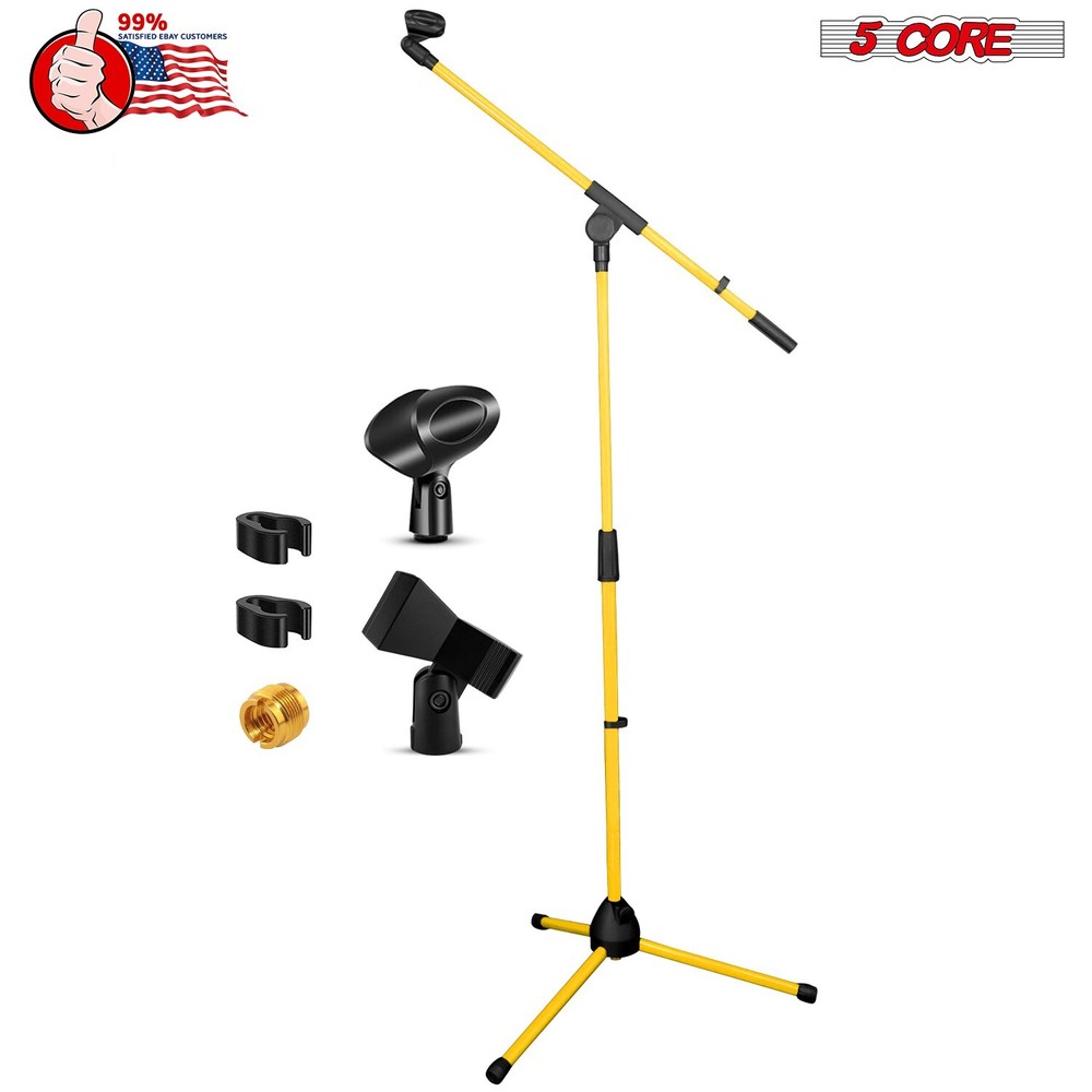 5Core Tripod Mic Stand Adjustable Holder Floor Microphone Boom Arm