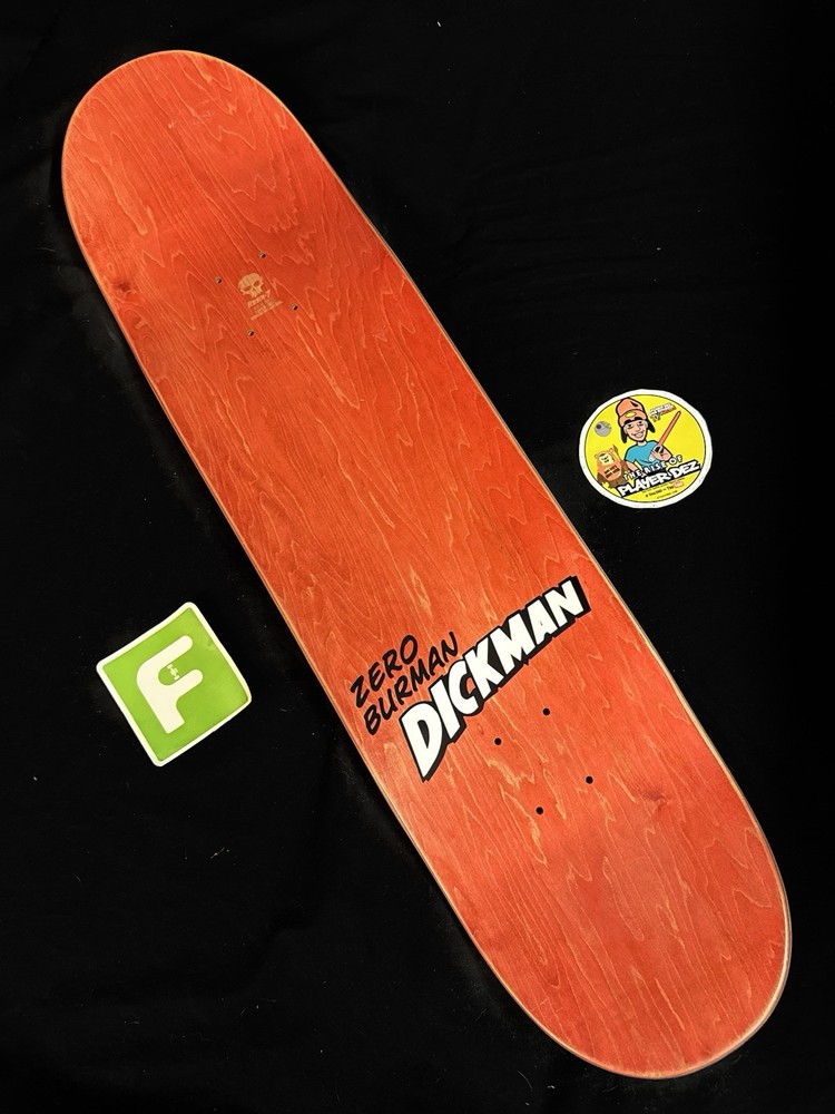 SUPER RARE Dane Burman Incredible D*ck Man Zero Skateboard Deck Pro Model
