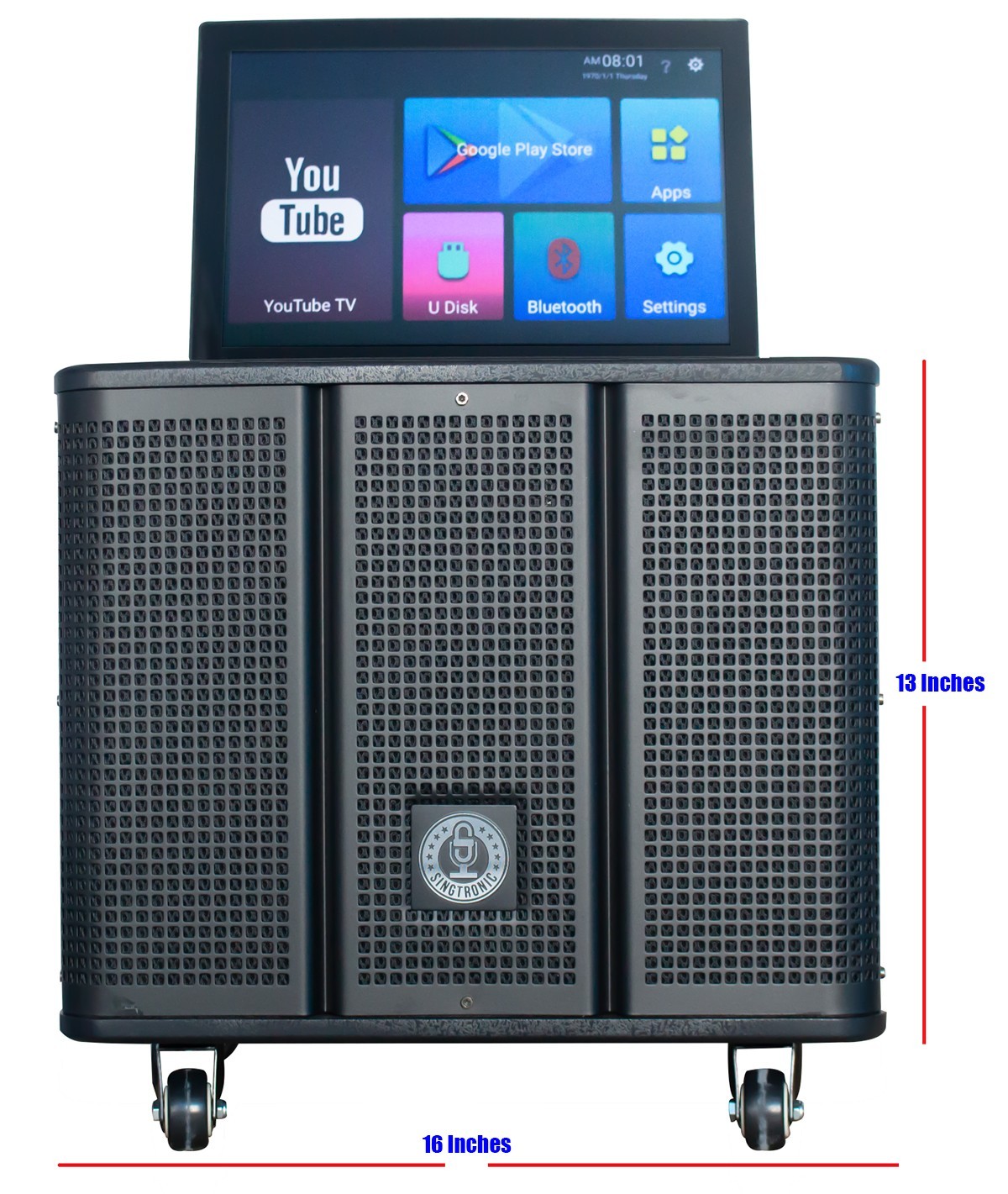 All-in-One BT-369Pro 1000W Karaoke System Touch Screen & Unlimited Youtube Songs