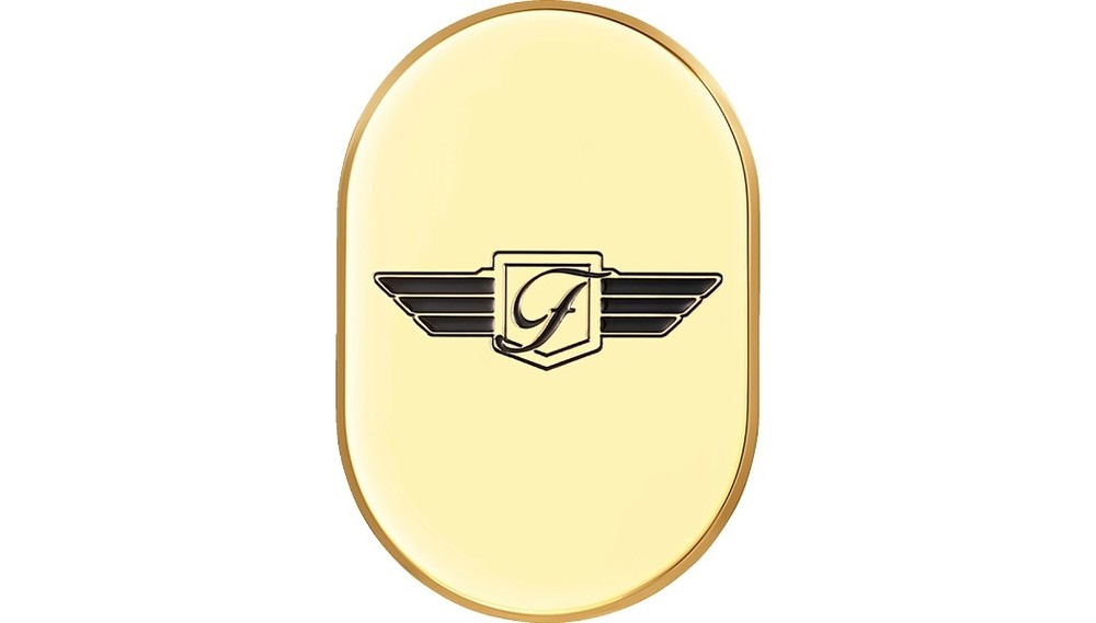 FIGURATI DESIGNS Antenna Covers #FD-01-AC-GLD-RT