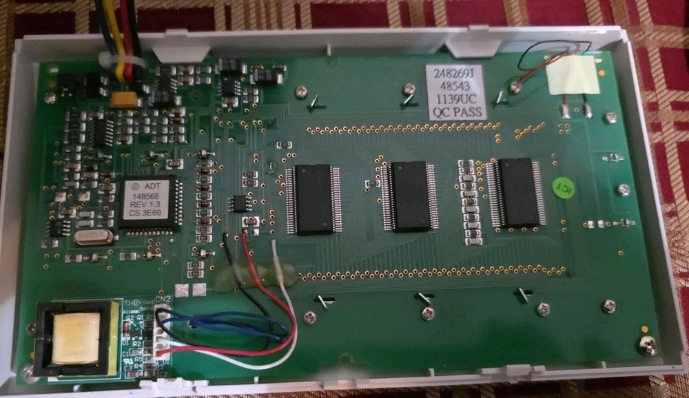ADT Focus 471210 Interactive Alarm Keypad Annunciator Replacement - Used