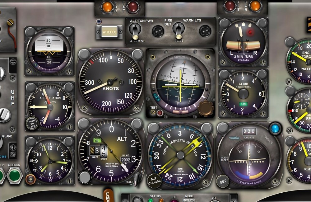 OV10 BRONCO COCKPIT instrument panel CDkit