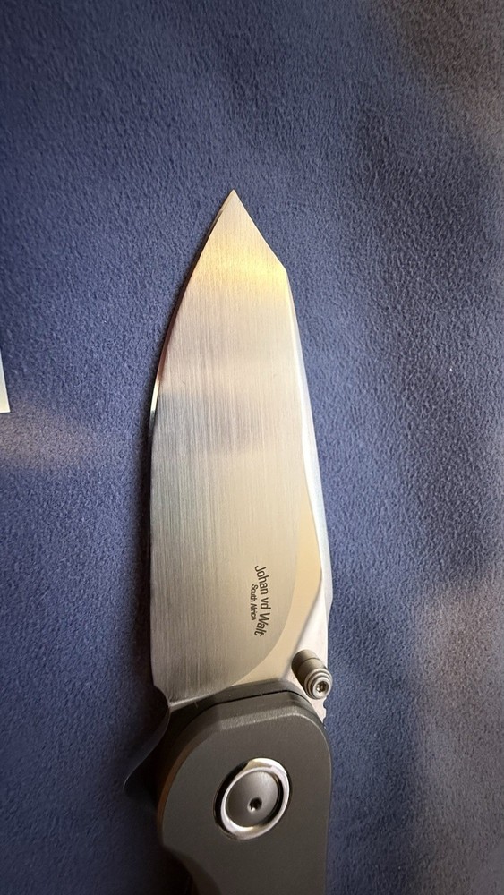 Johan vd Walt JB1 - Blasted & Tumbled Titanium #29