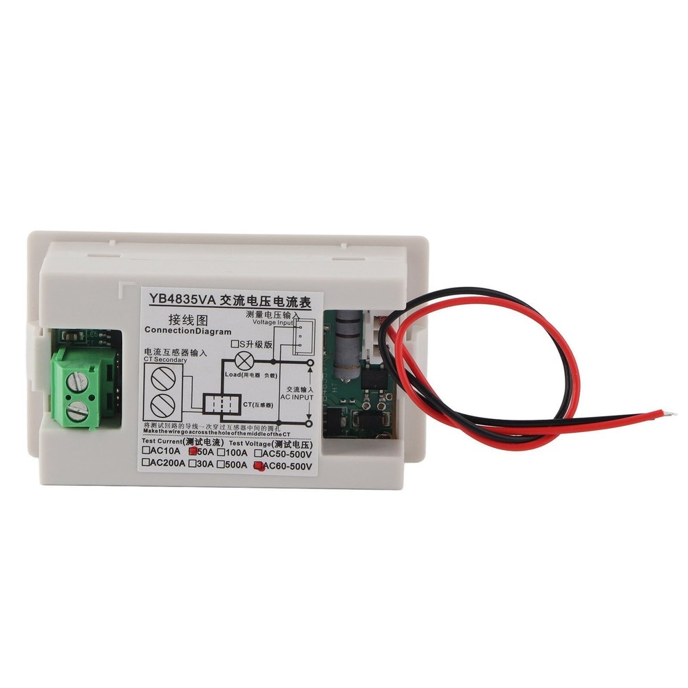White YB4835VA High Accuracy Sine Current Digital Display Dual Meter