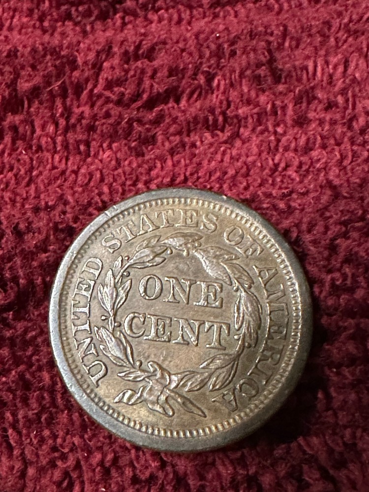1857 large cent large date
