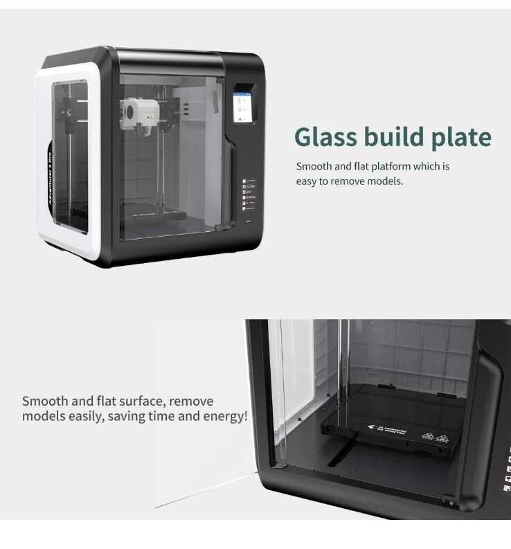 Flashforge Adventurer 3 3D Printer with Removable Nozzle - Black