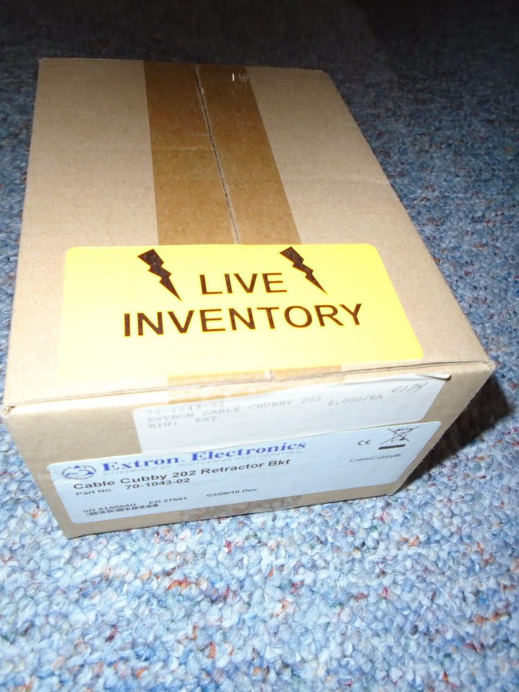 Extron 70-1043-02 Cable Cubby 202 Retractor Bracket *New*