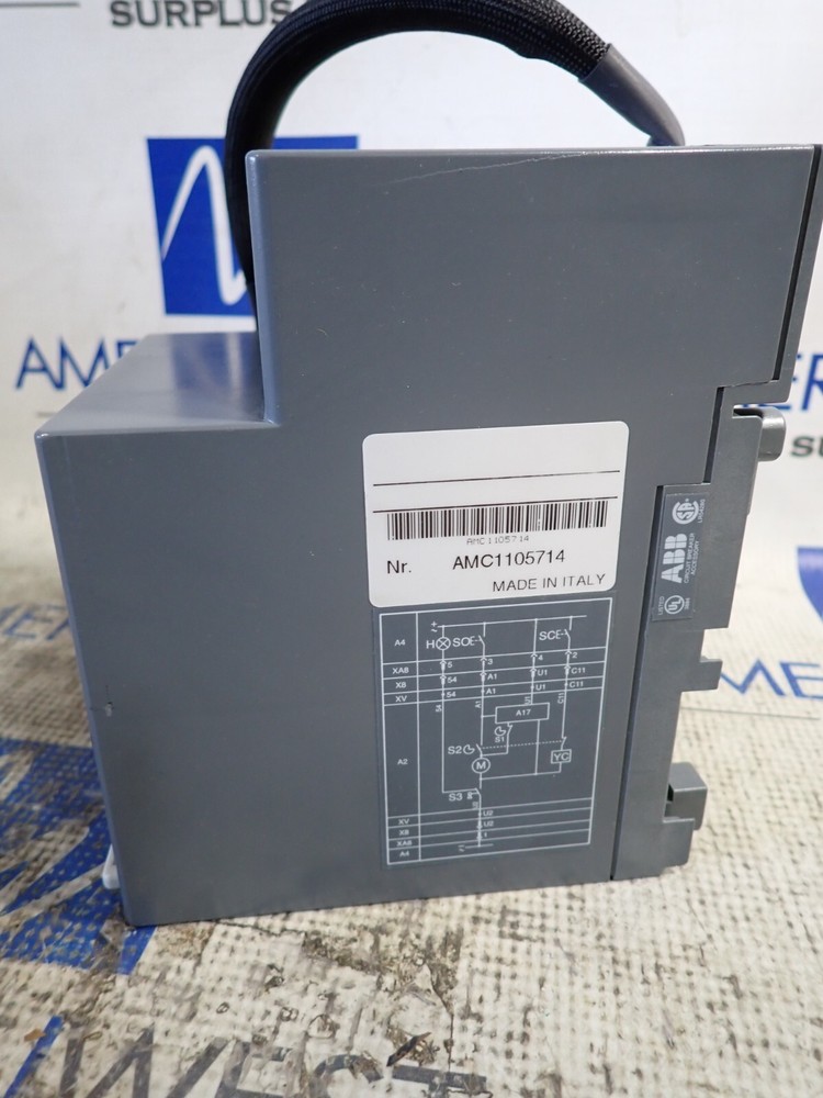 ABB 3 Phase Motor Operator AMC1105714 SACE TMAX 24 Volt