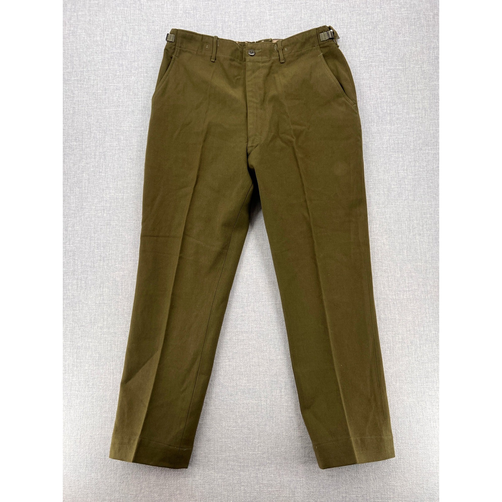 VTG 50s US Army M51 OG-108 Wool Field Trousers Men M Olive Military Workwear