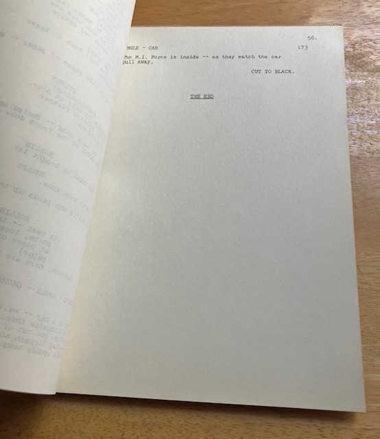 MISSION: IMPOSSIBLE script Mind Of Stefan Miklos FIRST DRAFT PRE-PRODUCTION ONLY