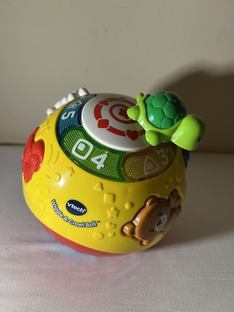 VTech Wiggle Crawl Ball Baby Self-Rolling Educational Developmental Interactive