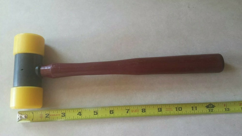 Bearcat RT-37 Non-Marring Replaceable Tip Hammer, 24 oz.