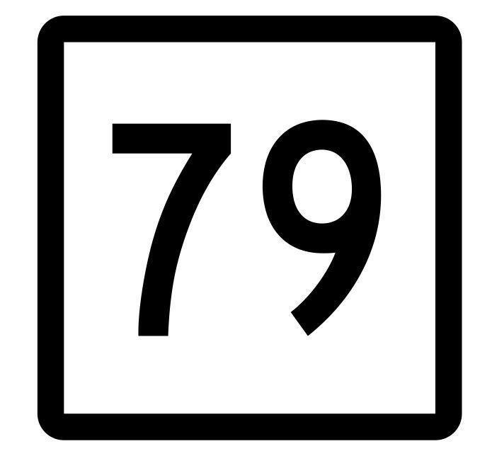 Connecticut State Highway 79 Sticker Decal