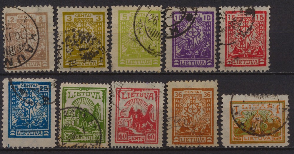 Lithuania 1923 stamps FU 1