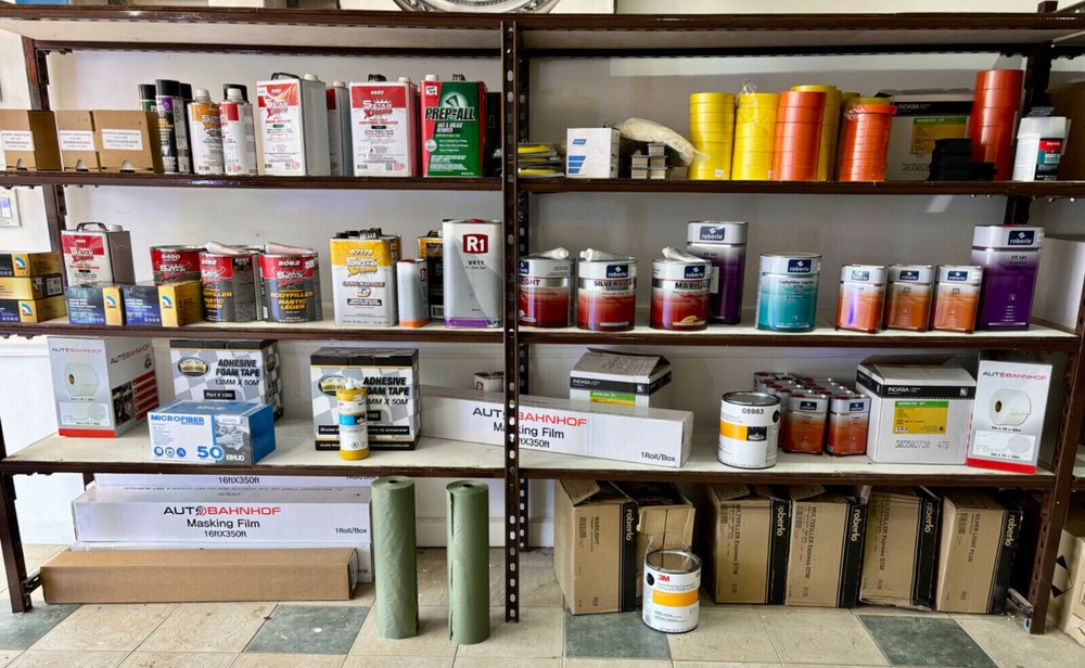 6 Inch Foam Compounding Buffing Pad, Single Sided, Flat Back, Hook and Loop Fast