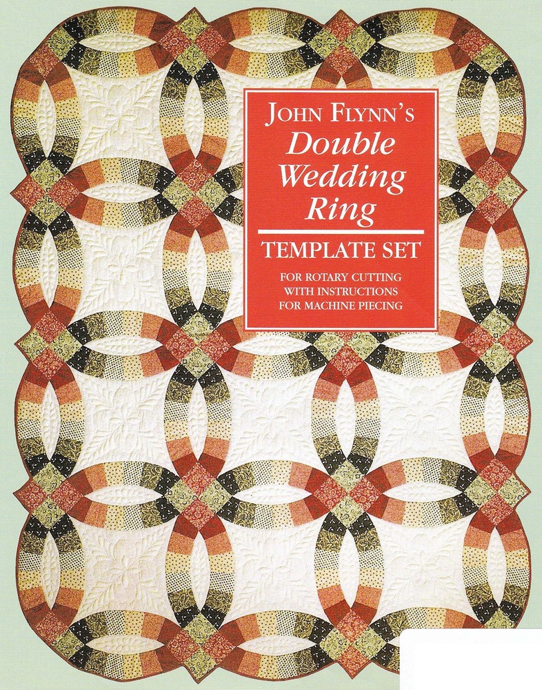 Double wedding ring quilt pattern template