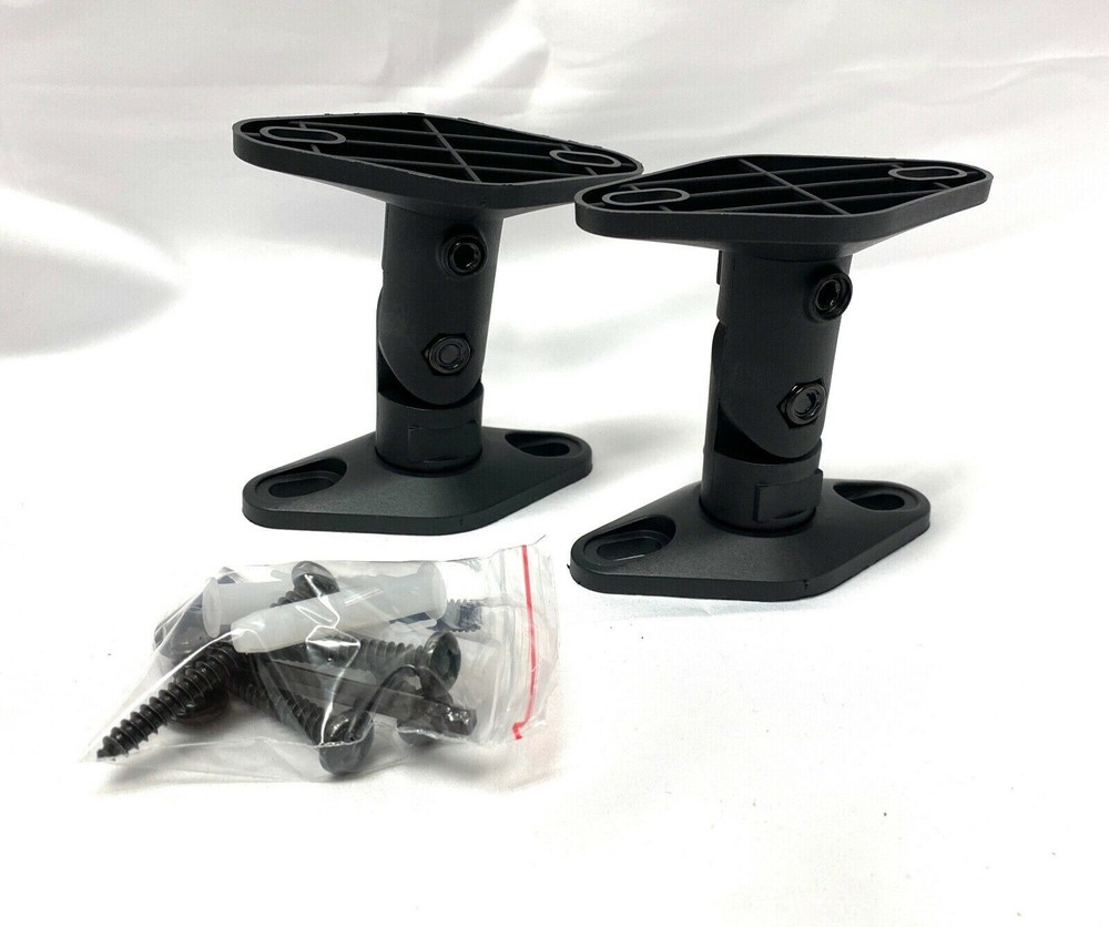 Plastic wall mount bracket for Bose 151SE 161 Speaker - Black -Pair