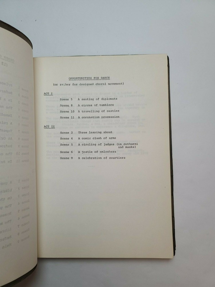 GOODTIME CHARLEY / Sidney Michaels 1970 early draft Broadway Musical Script