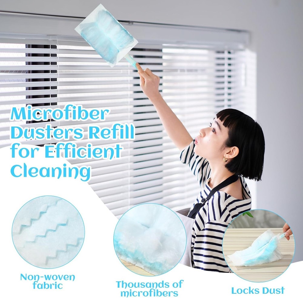 300 Pcs Disposable Dusters Refills Bulk Heavy Duty 180 Multi Surface